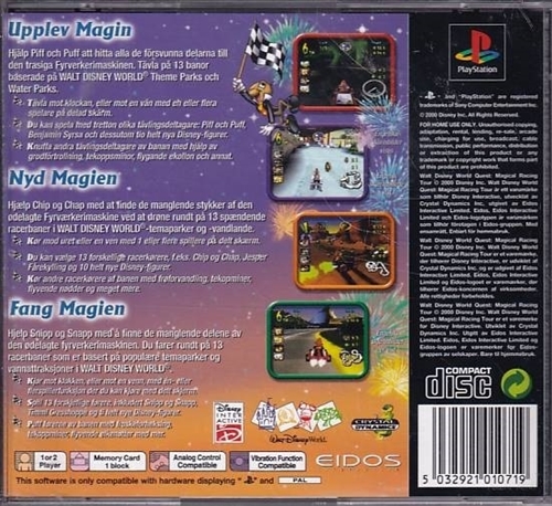 Walt Disney World Quest Magical Racing Tour - Dansk - PS1 (B Grade) (Genbrug)